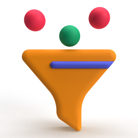 Funnel  3D Icon