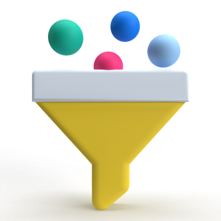 Funnel  3D Icon