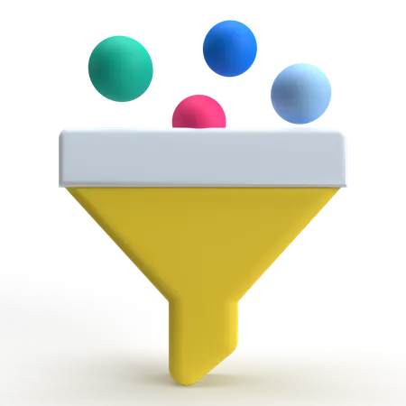 Funnel  3D Icon