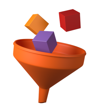 Funnel  3D Icon