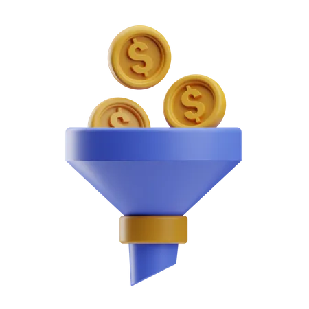 Funnel  3D Icon