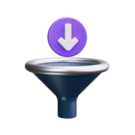 Funnel  3D Icon