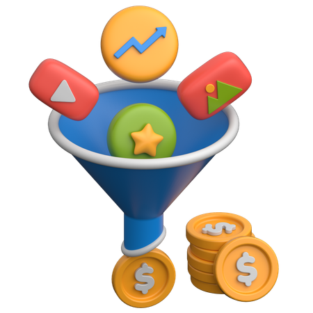 Funnel  3D Icon