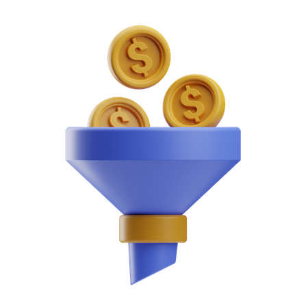 Funnel  3D Icon