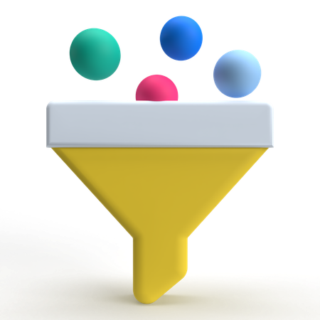 Funnel  3D Icon