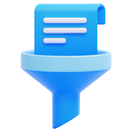 Funnel  3D Icon