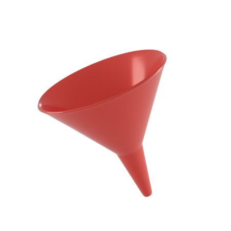 Funnel  3D Illustration