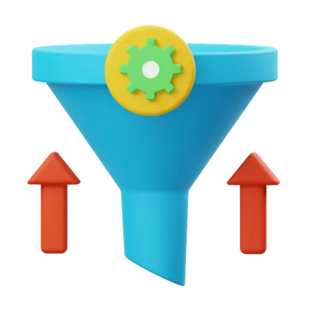 Funnel  3D Illustration