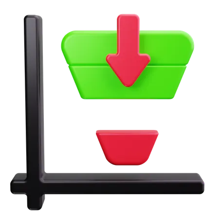 Funnel Chart  3D Icon