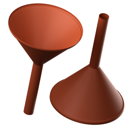 Funnel Glass  3D Icon