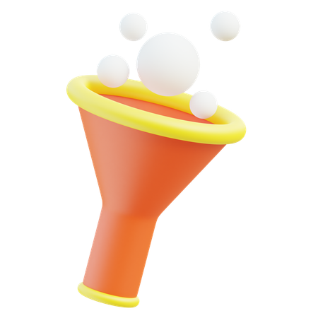 Funnel Glass  3D Icon