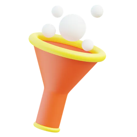 Funnel Glass  3D Icon