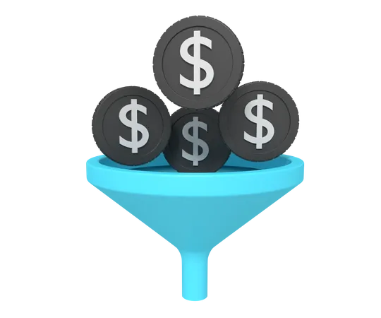 Funnel Optimization  3D Icon