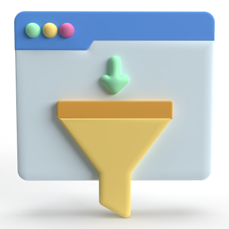 Funnel Tool  3D Icon