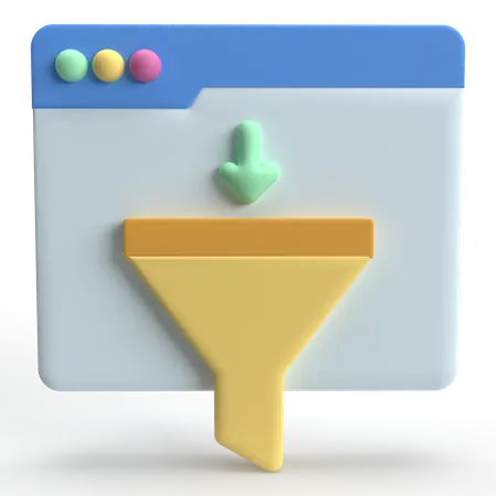 Funnel Tool  3D Icon