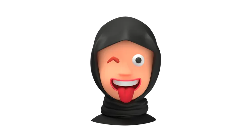 Funny Arab Woman emoji  3D Emoji