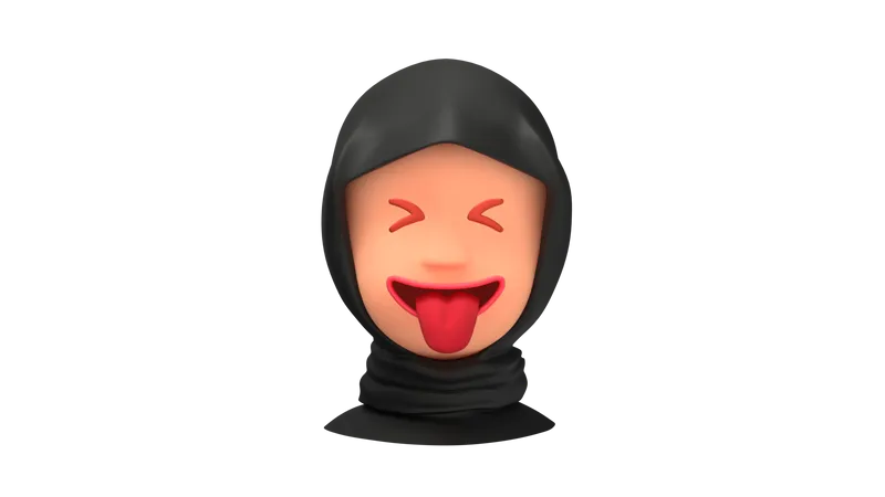 Funny Arab Woman emoji  3D Emoji