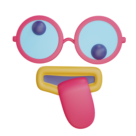 Funny Face  3D Illustration