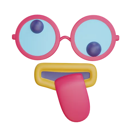 Funny Face  3D Illustration