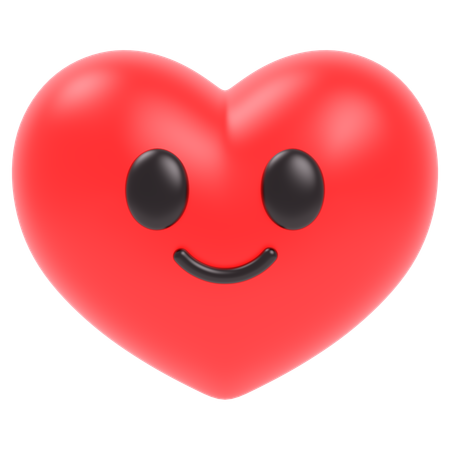 Funny Heart  3D Icon