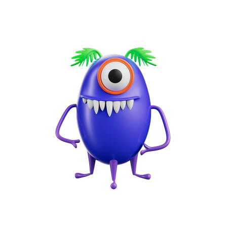 Funny Monsters  3D Icon