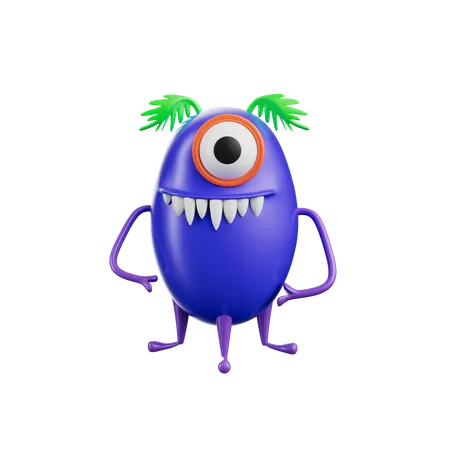 Funny Monsters  3D Icon