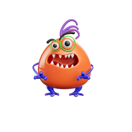 Funny Monsters  3D Icon