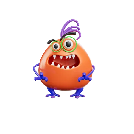 Funny Monsters  3D Icon