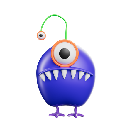 Funny Monsters  3D Icon