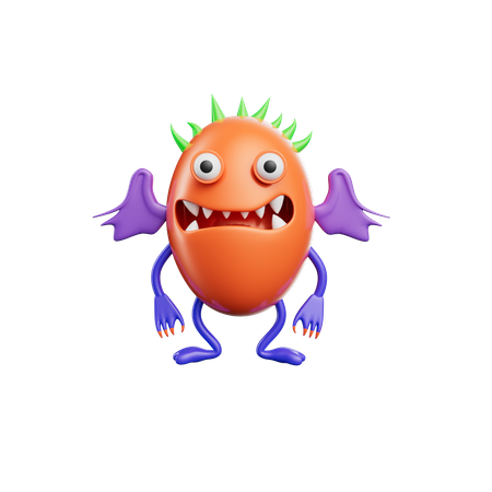 Funny Monsters  3D Icon