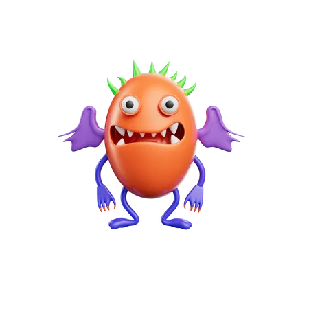 Funny Monsters  3D Icon