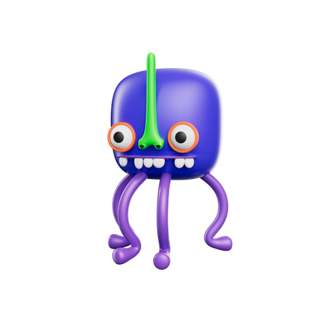 Funny Monsters  3D Icon