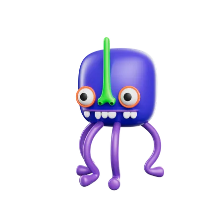 Funny Monsters  3D Icon