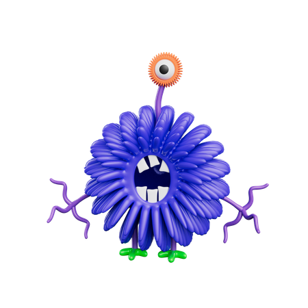 Funny Monsters  3D Icon