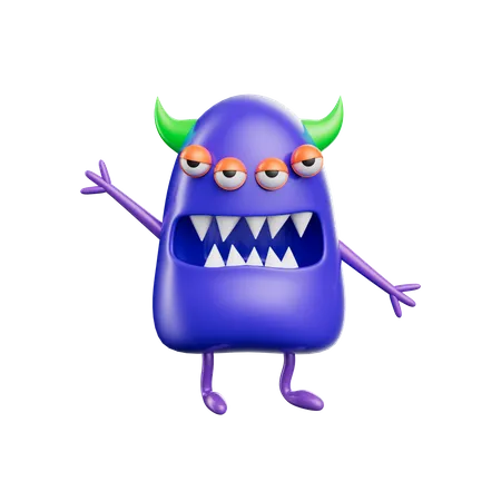 Funny Monsters  3D Icon