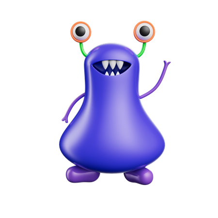 Funny Monsters  3D Icon