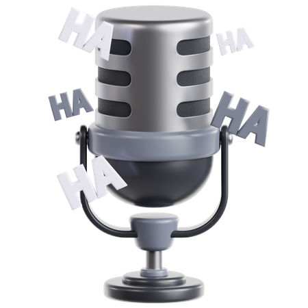 Funny podcast  3D Icon