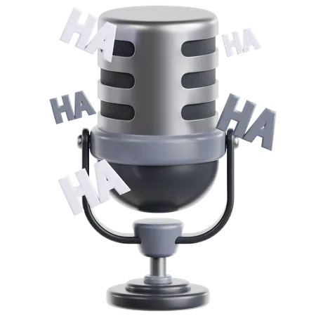 Funny podcast  3D Icon