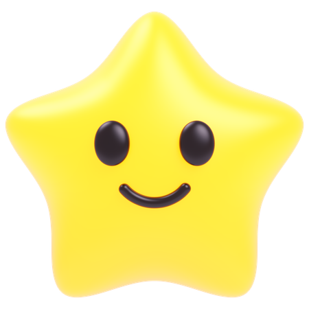 Funny Star  3D Icon