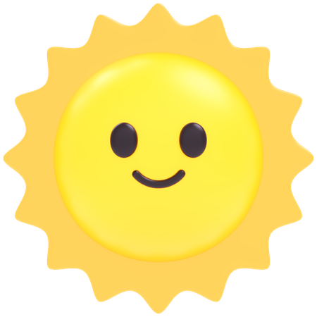 Funny Sun  3D Icon