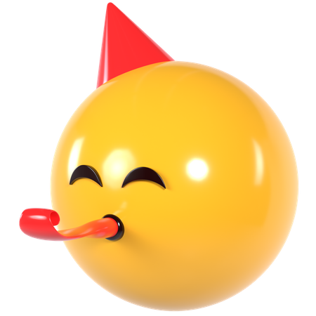 Lustiges Emoji  3D Illustration