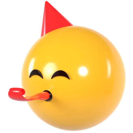Lustiges Emoji  3D Illustration