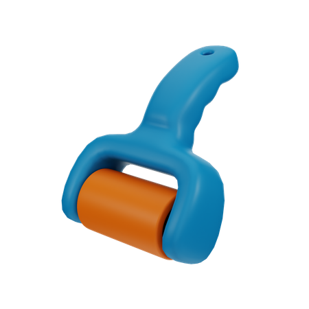 Fur Roller  3D Icon