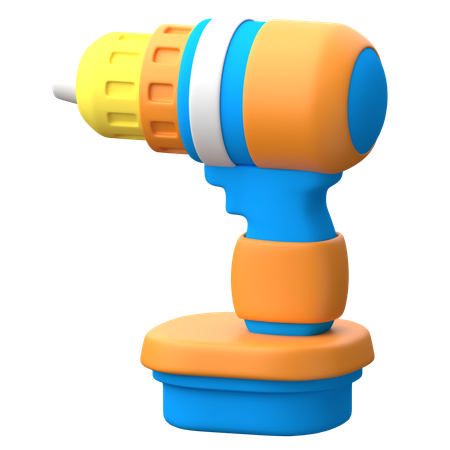Furadeira elétrica  3D Icon