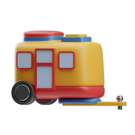 Furgoneta caravana  3D Icon