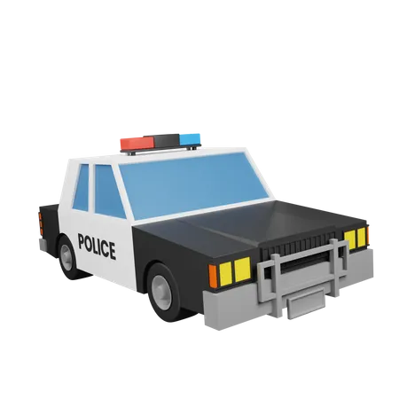 Camioneta de policia  3D Icon