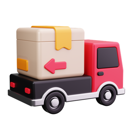 Furgoneta de reparto  3D Icon