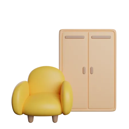 Furniture  3D Icon