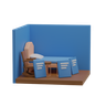 furniture emoji 3d