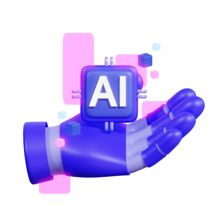Furture Hand Ai  3D Icon